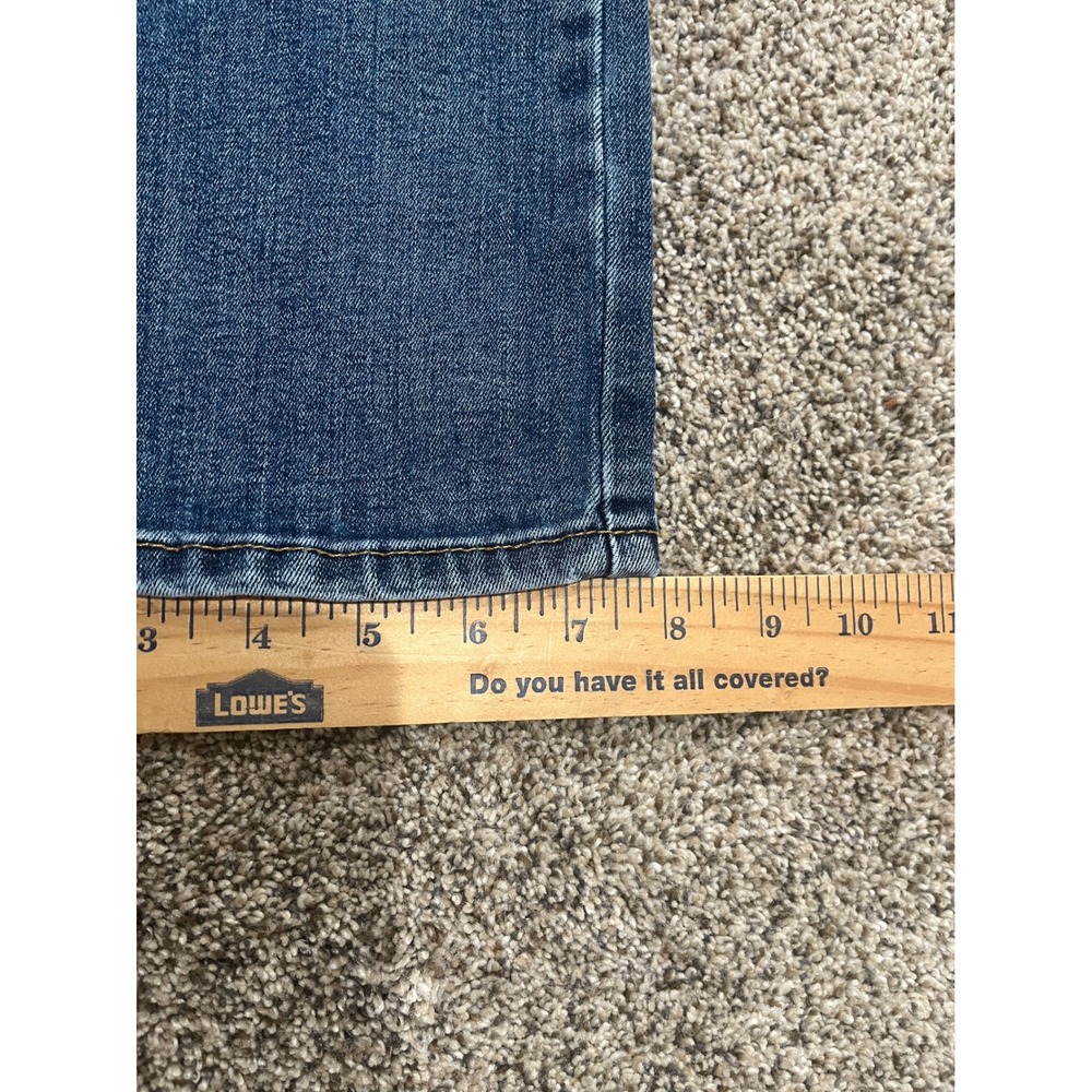 Levis 502 Regular Taper Jeans Mens W48 L30 Blue Denim 59684-0001 - Picture 8 of 10